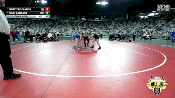 G6A-145 lbs Cons. Semi - Makaylee Cannon, PIEDMONT (Girls) vs Kelbi Goddard, GLENPOOL (Girls)