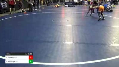 90 lbs Round Of 32 - Carter Smeak, North Star vs Julian Montoya, Williamsport