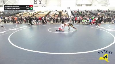 126 lbs Champ. Round 3 - Zander Lombardo, WRCL Wrestling Club vs Benjamin Dziuban, Mustang Youth Wrestling Club
