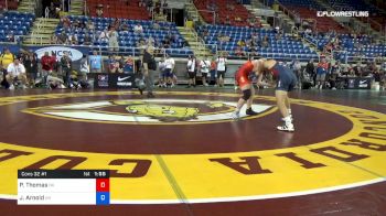 145 lbs Cons 32 #1 - Payton Thomas, Oklahoma vs Jason Arnold, Arkansas