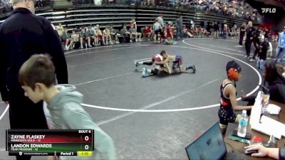 70 lbs Semis & 1st Wrestleback (8 Team) - Landon Edwards, Team Missouri vs Zayne Flaskey, Minnesota Gold