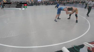 150 lbs Cons. Quarters - Murphy Lengkeek, Michigan Premier vs Apollo Cardenas, The Best Wrestler