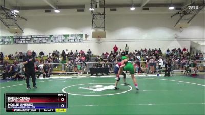 117 lbs Cons. Round 3 - Evelin Cerda, Santa Rosa College vs Mollie Jimenez, East Los Angeles College