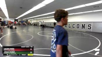150 lbs Champ. Round 1 - Jonas Nunez, Academy Of Wrestling vs Jacob Owen, Servite High School