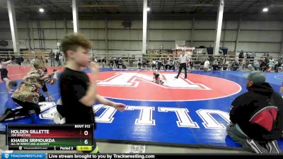 42 lbs Round 1 - Korbin Woodland, Kuna Klub vs Elizabeth Graeber, Idaho Gold