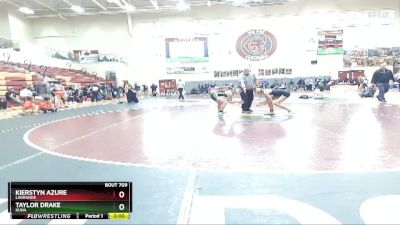 107 lbs Semifinal - Kierstyn Azure, LaGrande vs Taylor Drake, Kuna