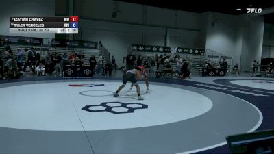 55 kg Cons. Quarters - Izayiah Chavez, Best Trained Wrestling vs Tyler Verceles, HeadHunters Wrestling Club