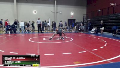 125 lbs Champ. Round 2 - Christian Luker, Mount Olive vs Genaro De La Garza, The Citadel