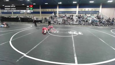 106 lbs Quarterfinal - JaKobe Valle, Jimenez Trained Academy vs Jeremy Lynch, Coast Wr Ac