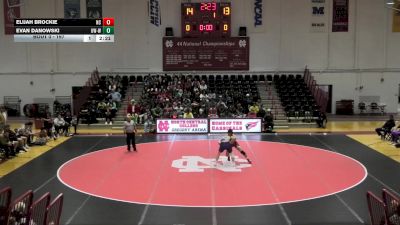 197 lbs Elijah Brockie, North Central vs Evan Danowski, Wisconsin-Whitewater