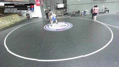 175 lbs Quarters - Ali Okenov, World Team Training Center vs Lucius Hayden, Cardinal Wrestling Club
