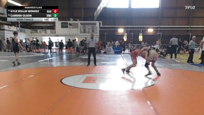 130 lbs Semifinal - Kyle Rollin Menuez, Black Fox Wrestling Academy vs Camden Olson, Tdwc