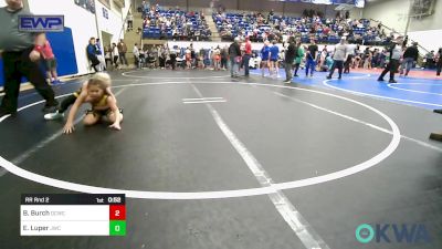 60-66 lbs Rr Rnd 2 - Bryar Burch, Dark Cloud Wrestling Club vs Emma Luper, Jay Wrestling Club