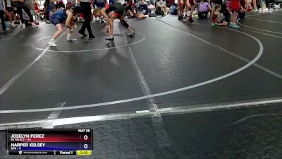 114 lbs Round 1 (4 Team) - Joselyn Perez, NJ Select vs Harper Kelsey, GPS