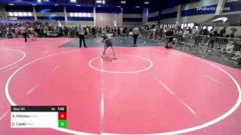 138 lbs Round Of 128 - Aliaksandr Kikiniou, Poway Elite vs Christian Lopez, Mustang WC