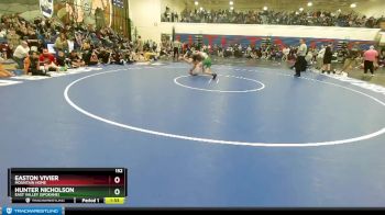 152 lbs Champ. Round 2 - Hunter Nicholson, East Valley (Spokane) vs Easton Vivier, Mountain Home