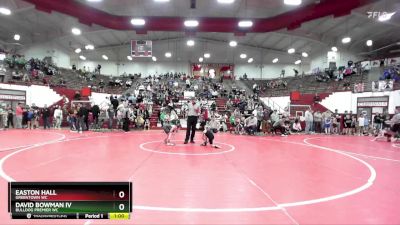 54-59 lbs Quarterfinal - David Bowman Iv, Bulldog Premier WC vs Easton Hall, Greentown WC