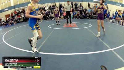 78 lbs Placement - Jaxson Heintzelman, East Noble TUF vs Landen Martinez, Hobart Wrestling Club