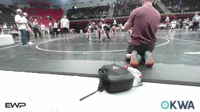 75 lbs Consi Of 4 - Grayson Baker, Barnsdall Youth Wrestling vs Gavin Hollingsworth, Coweta Tiger Wrestling