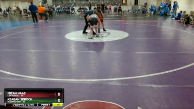130 lbs Semis & 1st Wrestleback (8 Team) - Micah Haas, Centennial vs Keagan Skroch, Holdingford