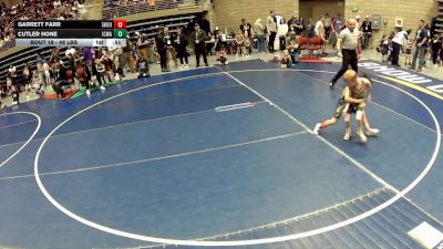 48 lbs Champ. Rd Of 32 - Garrett Farr, Shootbox vs Cutler Hone, Iron County Wrestling Academy