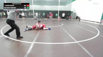 113 lbs Quarterfinal - Justin Davis, RWC vs Maysen Perkins, Greater Heights Wrestling