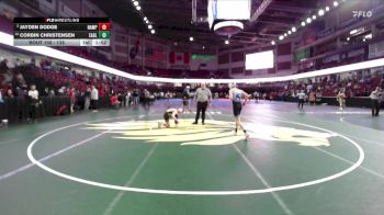 138 lbs Champ. Round 2 - Corbin Christensen, Eagle vs Jayden Dodge, Nampa