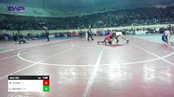 160 lbs Round Of 16 - Mikael Foster, Tulsa Union vs Quinton Benitez, Chickasha Wrestling