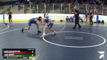 155 lbs Cons. Round 2 - Josh Boddy, Harper Creek Youth Wrestling vs Alex Hochstetler, Michigan West WC