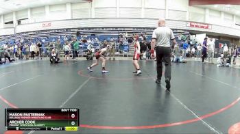 77 lbs Quarterfinal - Mason Pasternak, Bulldog Premier Wrestling Club vs Archer Cook, Prodigy Wrestling Academy