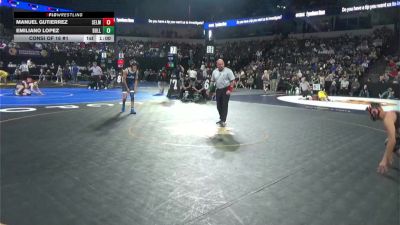 126 lbs Consi Of 16 #1 - Manuel Gutierrez, Selma (CS) vs Emiliano Lopez, Bullard (CS)