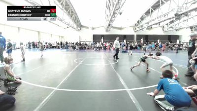 47 lbs Rr Rnd 7 - Grayson Janezic, Triumph K3 vs Carson Godfrey, Pursuit Wrestling Academy