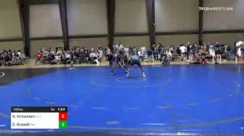 105 lbs Semifinal - Noah Kirkendall, Icon vs Dallas Russell, Roundtree Wrestling Academy