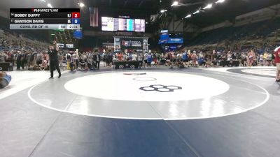 150 lbs Cons. Rd Of 16 - Bobby Duffy, New Jersey vs Grayson Davis, Delaware
