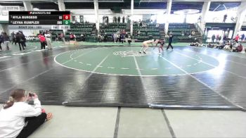 160 lbs 1st Place Match - Nyla Burgess, Gannon University vs Leyna Rumpler, Baldwin Wallace