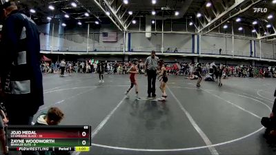 68 lbs Round 1 (10 Team) - Zayne Woodworth, Brawler Elite vs JoJo Medal, U2 Uprising Black