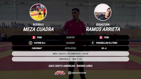 Rodrigo Meza Cuadra vs Sebastián Ramos Arrieta 2025 ADCC South American Championship