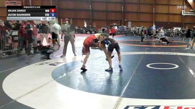 125A lbs Rr Rnd 1 - Julian Zargo, Rhino Wrestling vs Jacob Saunders, Xtreme Training