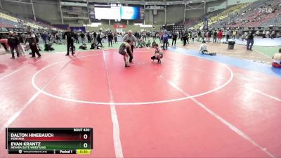 138 lbs Cons. Round 3 - Evan Krantz, Nevada Elite Wrestling vs Dalton Hinebauch, Montana