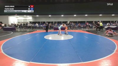 148 lbs Consi Of 4 - Greta Brus, IA vs Faith Bane, NC