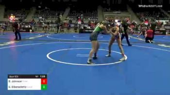 123 lbs Final - Bianca Johnson, Team Takedown vs Gianna Dibenedetto, Swamp Monsters