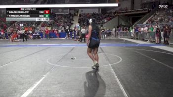 165 lbs Cons. Round 2 - Gracelyn Inlow, The Herd Wrestling Club vs Kymberlyn Mills, Hutchinson Kids Wrestling Club