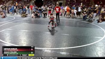 38-42 lbs 5th Place Match - Arthur Robles, Brighton Wrestling Club vs Enoch Collins, Hugoton Wrestling Club