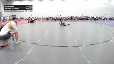 80 lbs Rr Rnd 2 - Levi Kingan, Quest School Of Wrestling ES - EL vs Presley Salcedo, Broad Axe Elem - EL
