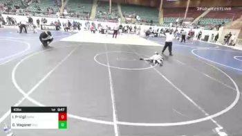 43 lbs Quarterfinal - Ivan Palma-Vigil, Duran Elite vs George Wagoner, Division Bell