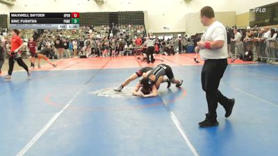 140-I lbs Round Of 16 - Maxwell Snyder, Upper Dublin vs Eric Fuentes, Patchogue-Medford