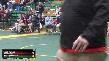 175 lbs Champ. Round 2 - Brayden Elsass, Louisville vs Jake Taylor, Mount Vernon
