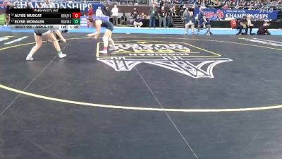 Girls-130 lbs Quarterfinal - Elyse Morales, Decatur (Girls) vs Alyse Muscat, Berkley (Girls)