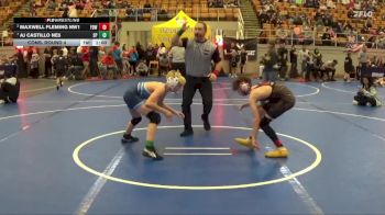 90 lbs Cons. Round 4 - Maxwell Fleming NW1, Fostoria Biddy Wrestling vs Aj Castillo NE5, Mayanz Midwest Wrestling
