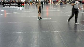 50 lbs Cons. Round 1 - **Michael McManus-Cruz, Parkersburg Cougars vs Alexander Lochtefeld**, Indiana Outlaws
